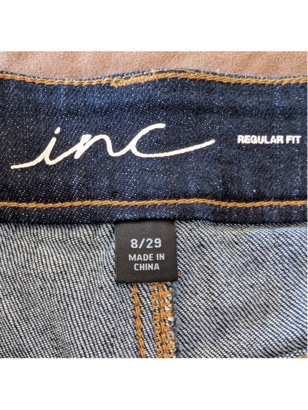 INC International Concepts Jeans Womens 8/29 Dark Wash Wide Leg Denim Culottes - Picture 6 of 12